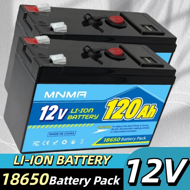 

100% 12V 80Ah Lithium Solar ChargingLiFeP04 Battery for ,USB PortFish Finder Marine Outdoor Camping Off-Grid Applicationswith