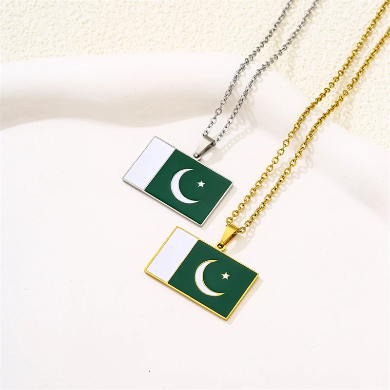 Pakistan National Flag Pendant - Ethnic Fashion Pakistan review and price