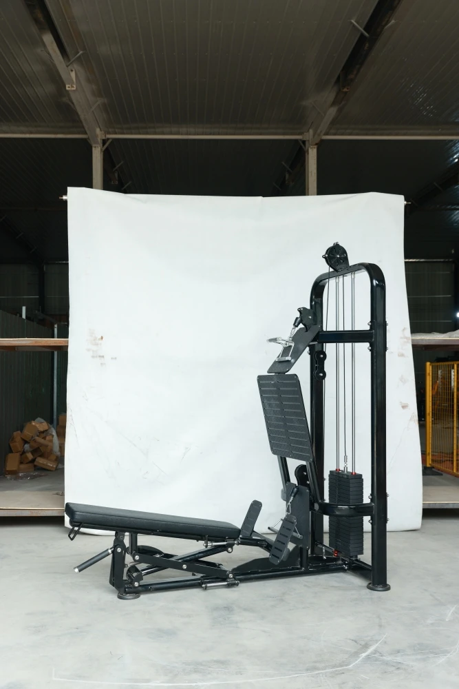 Plate Loaded Iso Lateral Dual Function Lat Pulldown and Low Row Machine