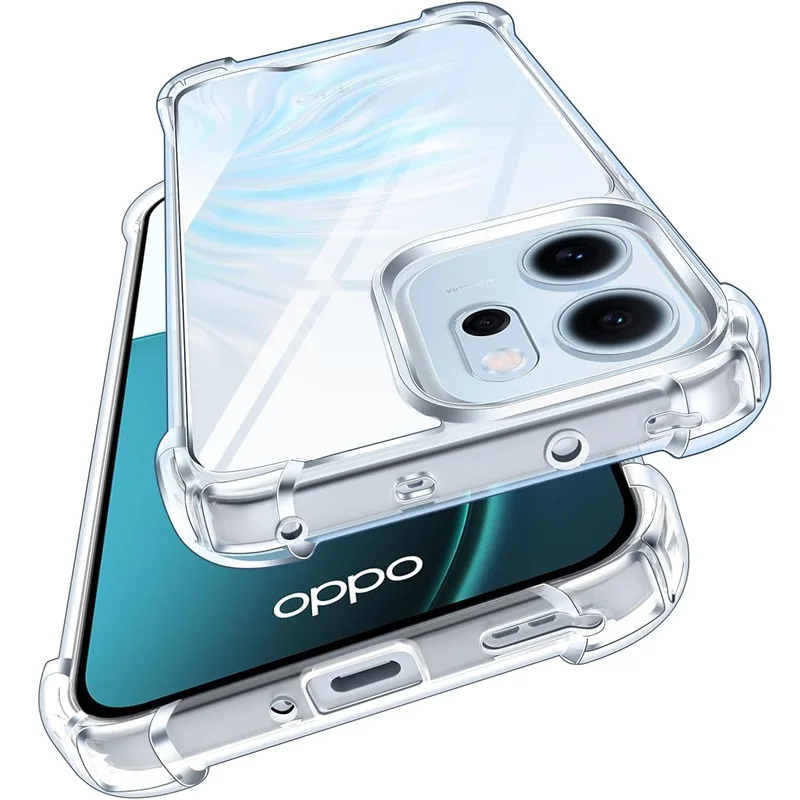 حافظة شفافة لهاتف اوبو رينو 14 FS F 5G من السيليكون الناعم المقاوم للصدمات كوكه أوبو رينو 14F رينو 14FS رينو 14F 14 برو 14Pro