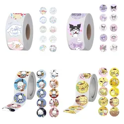 500pcs/Roll Sanrio Stickers Cute Phone Case Kawaii Laptop Skin DIY Decorate Art Supplies Journaling Stationery