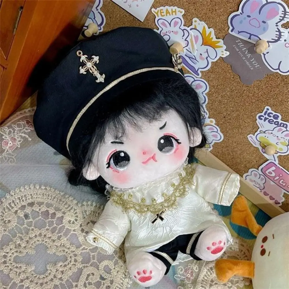 Cross 20cm Cotton Doll Clothes Beret Knight Pattern 20cm Doll Clothes Suit Mini Clothes Shawl Cute Doll 20cm Clothes Photo Props