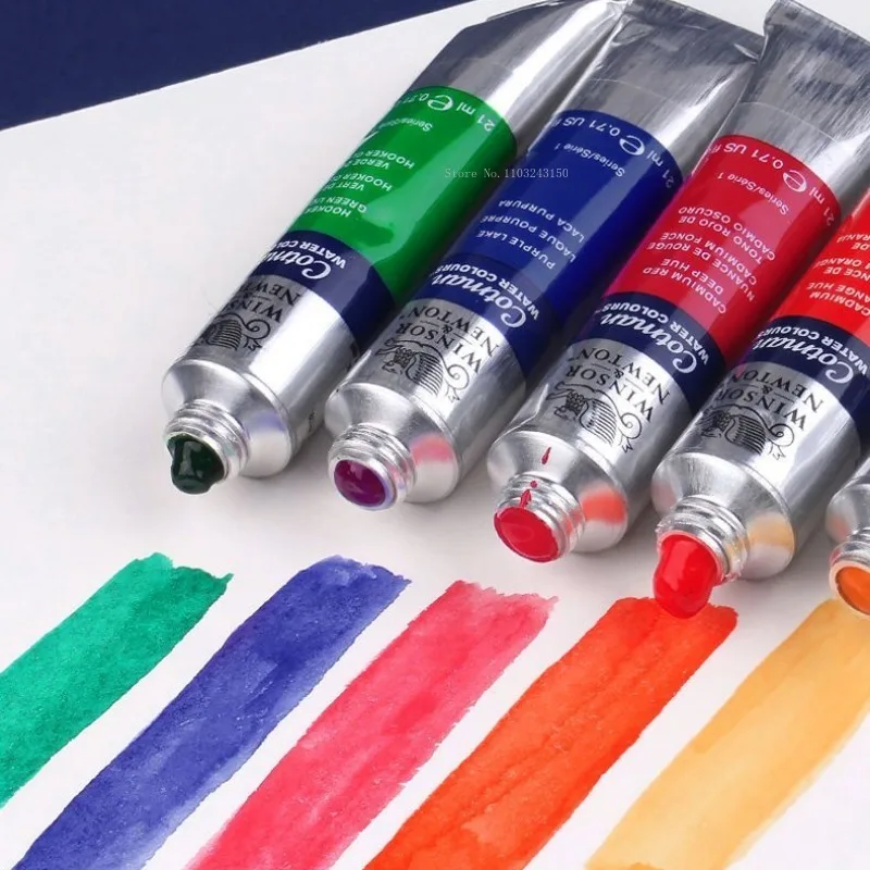 Imagem -04 - Windsor Newton Songwen Aquarela Paint Tube Embalagem Artista Grade Art Supplies Criação Pintura Viagem ao ar Livre 8ml