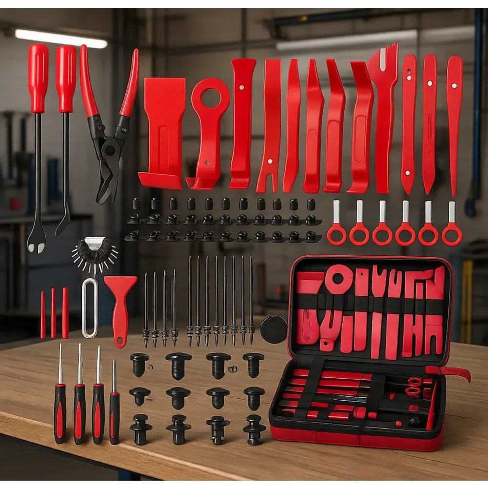 

352 Piece Trim and Panel Removal Tool Kit with Retainer Clips