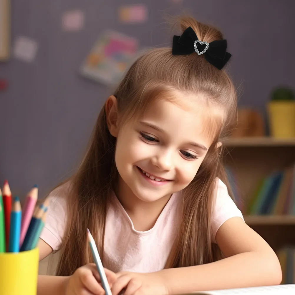 

2Pairs Large Bow Hair Clips Cute Hair Accessories Decorative Clips for Little Birthday Wedding Party Cute Bow Clip