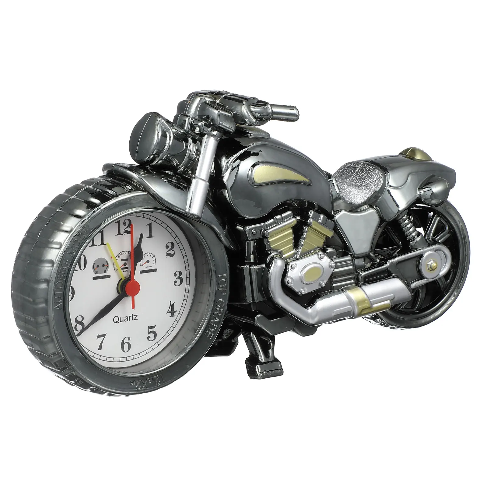 

Vintage Motorcycle Alarm Retro Quartz Timepiece For Home Decor Unique Gift Bike Lovers Kids Use Motorcycle Vintage Alarm