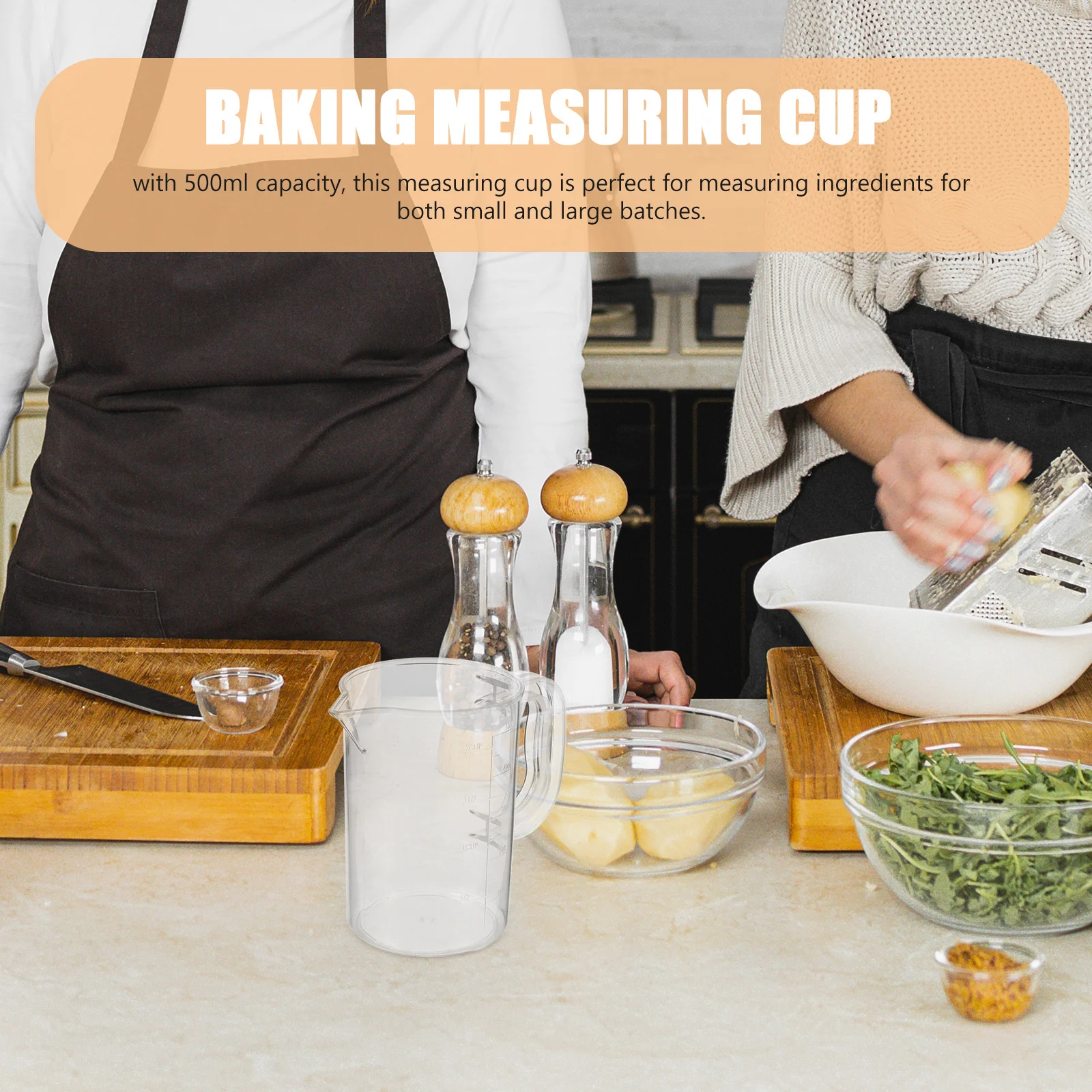 

Large Capacity Measuring Cup Heat Resistant Clear Scale Kitchen Graduated Mixing Jug For Milk Coffee Egg Flour Powder