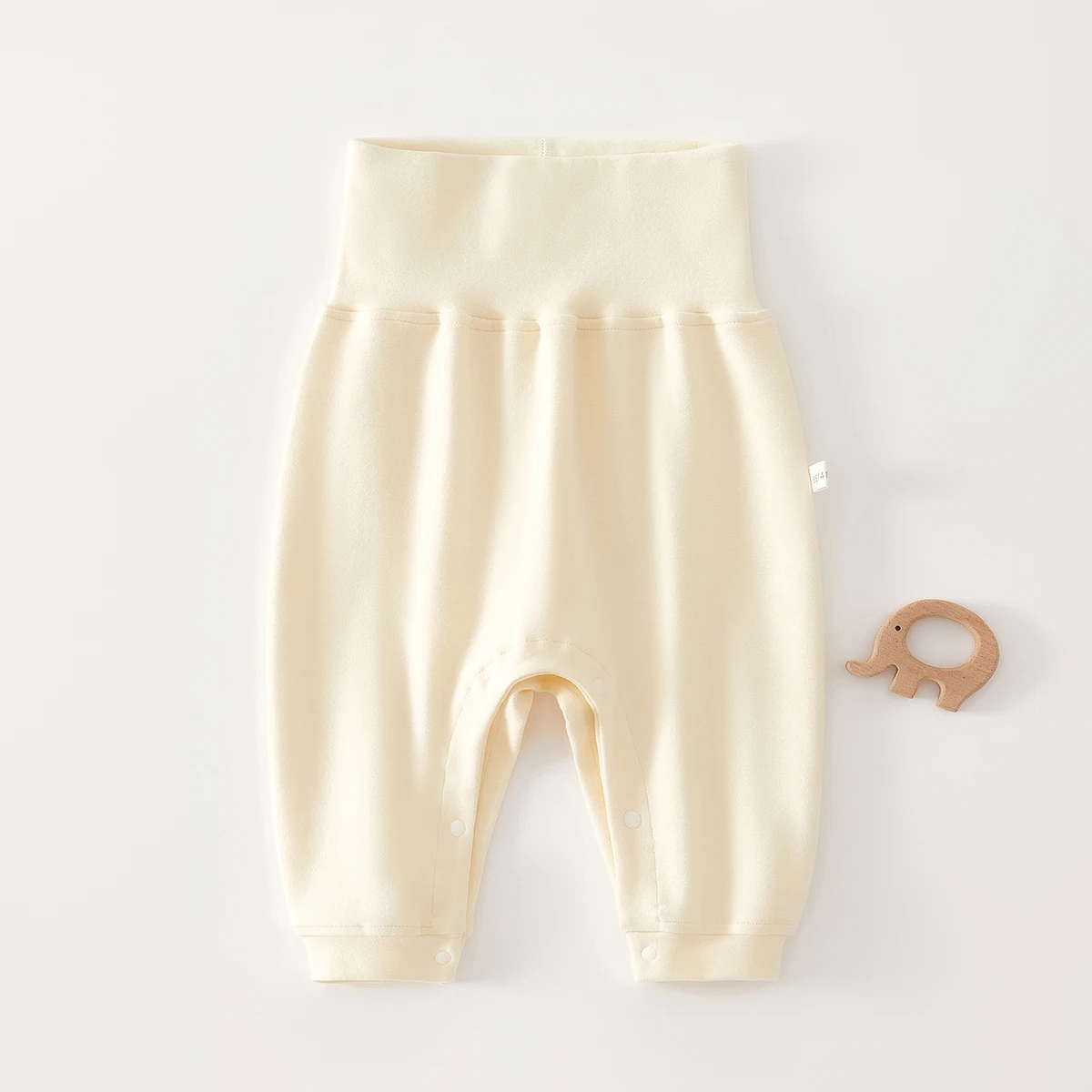 Baby High-Waisted Pants for Boys and Girls, Spring and Autumn, with Belly Protection, Easy to Wear, Type a