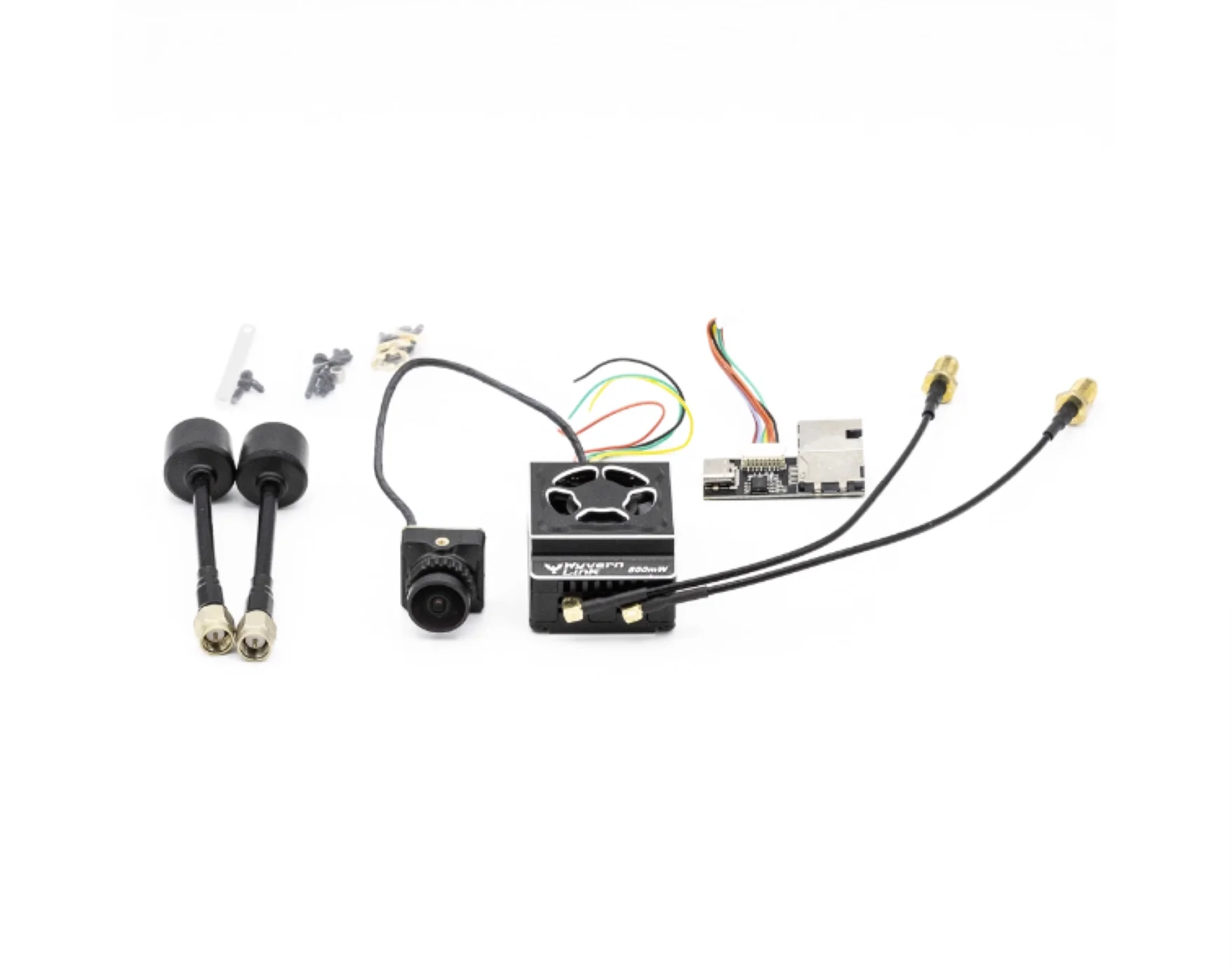 EMAX OpenIPC Wyvern Link Alpha 800mW VTX - Aluminum Shell FPV Video Transmitter with OpenIPC Goggle VRX Receiver