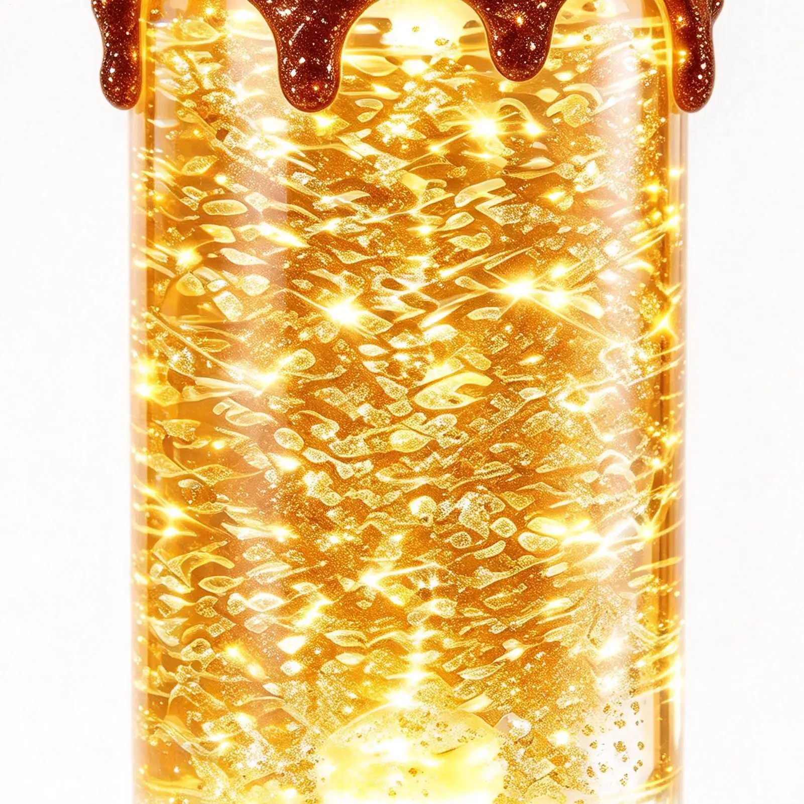 Glitter Glow Candle Sparkling Battery Operated Lamp Centerpiece Light Up Glitter Candle For Home Bar Restaurant Bedroom Dining