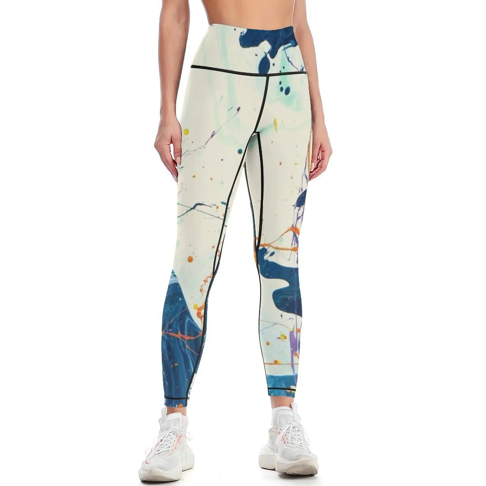 

Giuliano Galaxy Leggings Leginsy push up Women's sports pants high waist Womens Leggings