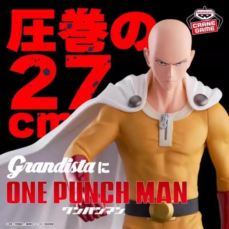 

Bandai Original Banpresto Grandista ONE PUNCH-MAN Saitama Figures Anime Statues Action Models Kids Toys Ornaments Festival Gifts