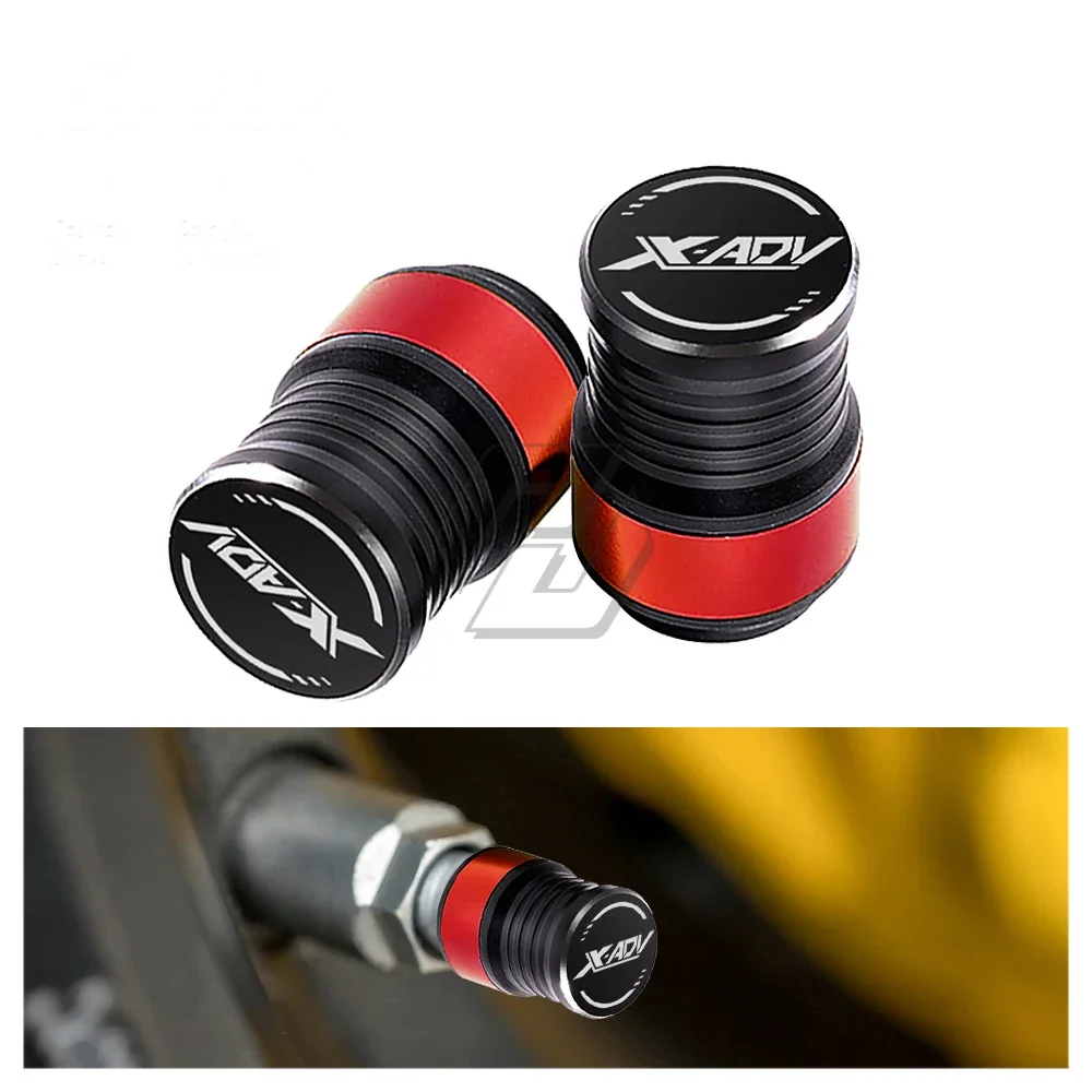 For Honda X-ADV 150 750 Adventure Rim Motorcycle Accessories Wheel Valve Stem Cap Set