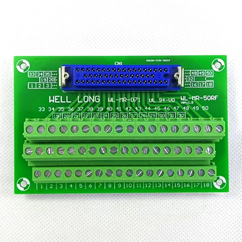 

MR-50F I/O Interface Module Female Header Breakout Board Module Terminal Block