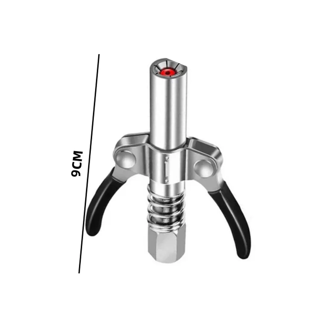 

Professional 12000 PSI Grease Coupler Quick Release Dual Handle Grease Nozzle High Pressure Oil Pump Mechanical Repair