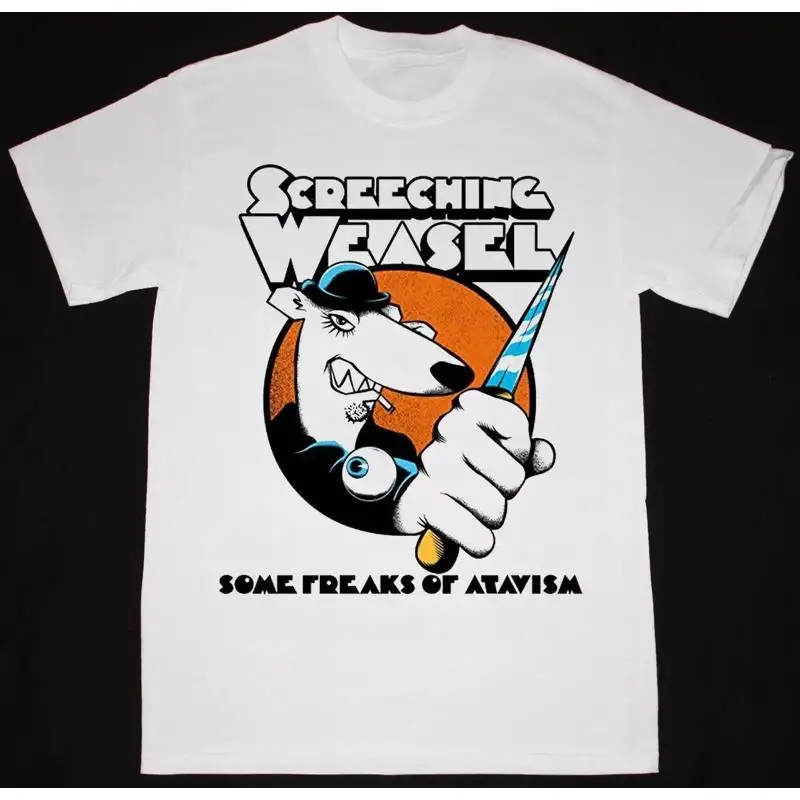 New Screeching Weasel Band For Fan White S 2345Xl T Shirt Kk1346