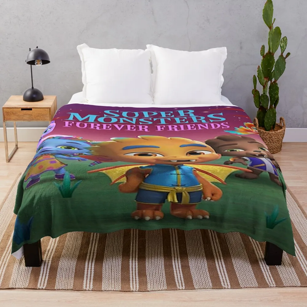 Super Monsters, Super mini monstres Throw Blanket Warm Thermal Blankets