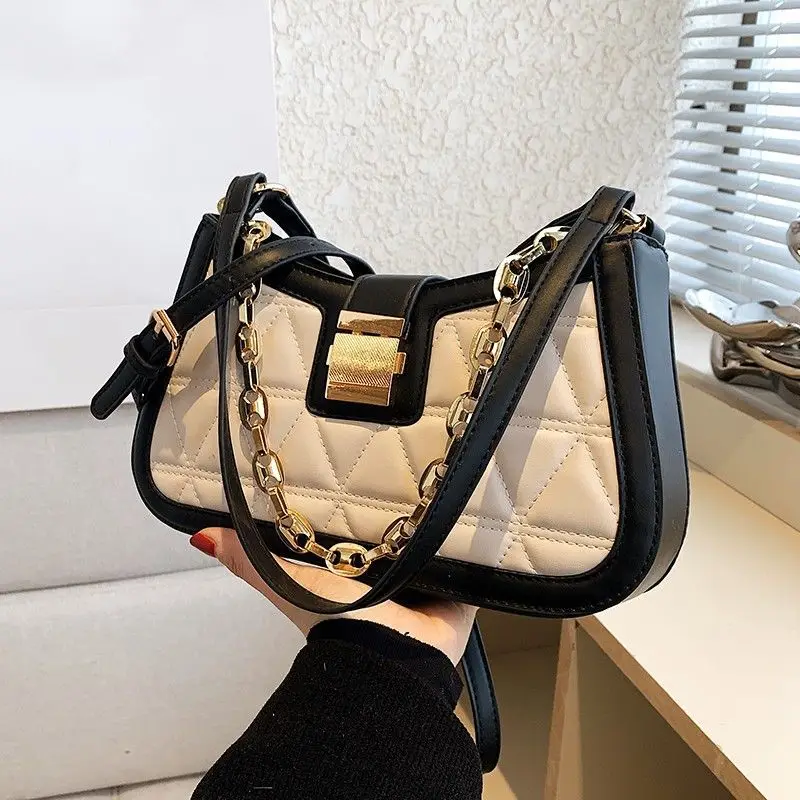 European American Popular Small Bags Women's New Hot Items Versatile Crossbody Bags Single Shoulder Underarm Small Square Bags