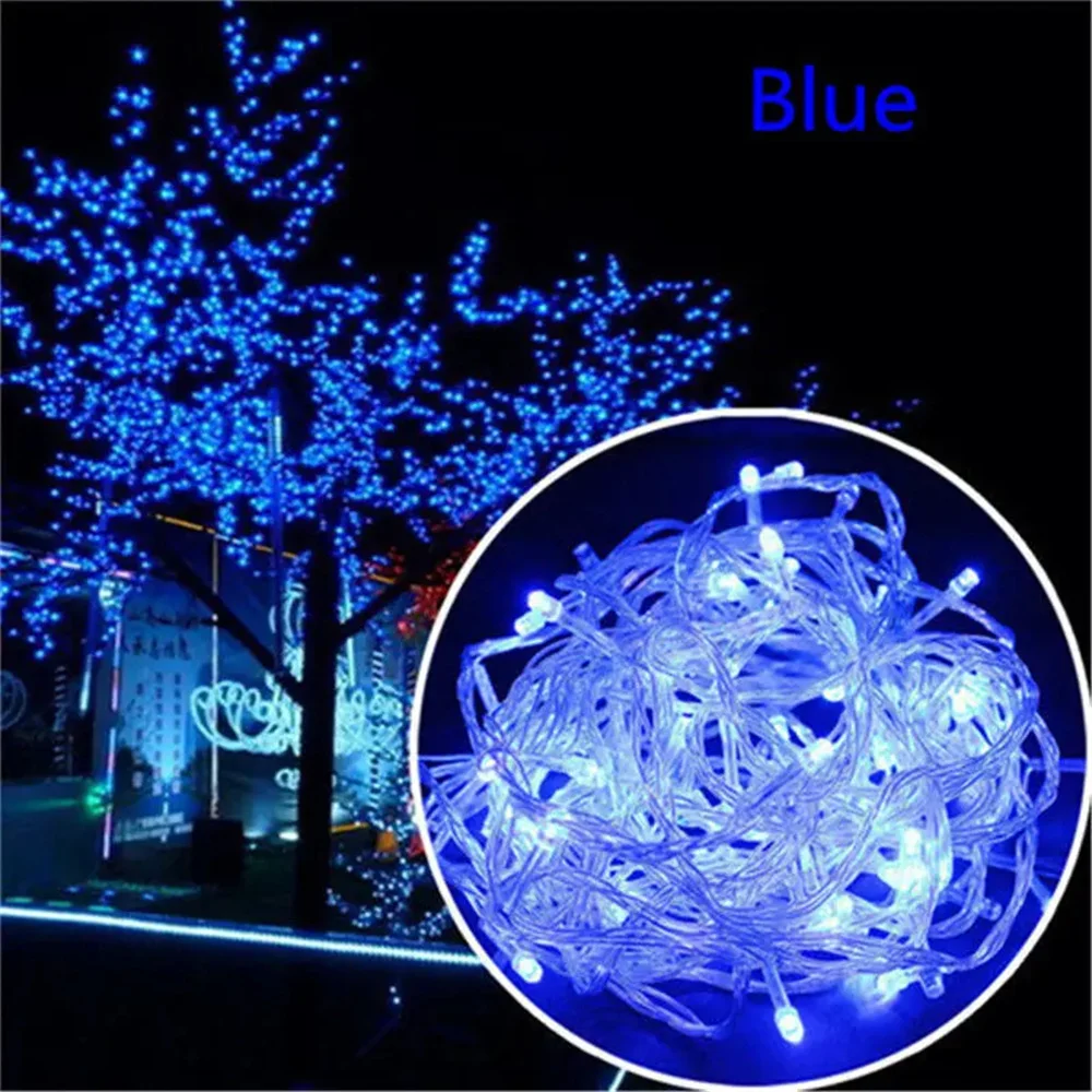 10M 100 LED String Light for Wedding Fairy Christmas Lights Outdoor Twinkle Christmas Tree Decoration Outdoor LED Christmas