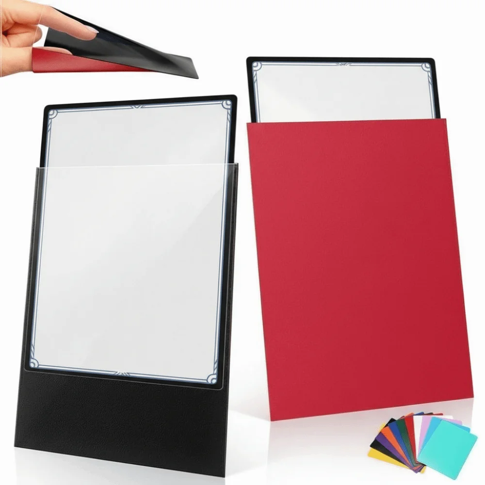50 Pack 66x91mm Trading Card Sleeves Tear Resistant Matte Standard Card Cover Double-sided Smooth Shuffle Mengkebao Card Sleeve