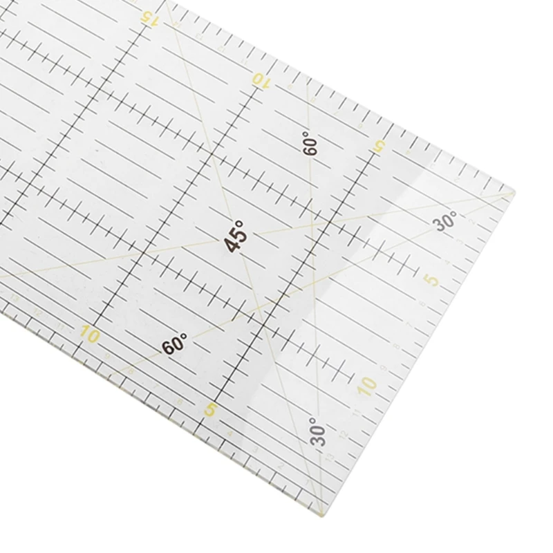 1PC DIY Quilting Sewing Patchwork Ruler Cutting Tool Thick Transparent 45/60cm