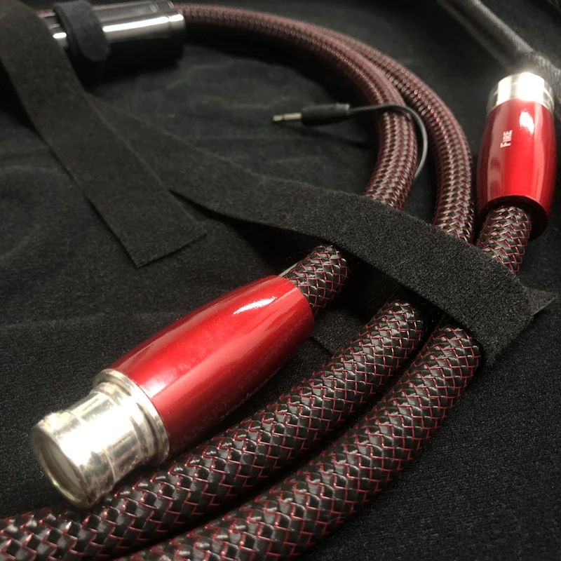 FIRE XLR Cable SOLID PERFECT-SURFACE SILVER (PSS) HiFi Audio Amplifier Balanced Cable with 72V Battery