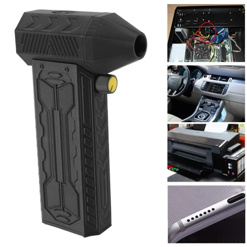 Electric Air Duster 130000RPM Powerful Turbofan USB Rechargeable Mini Jet Dry Blower With Magnetic Nozzle For Home Car Keyboard