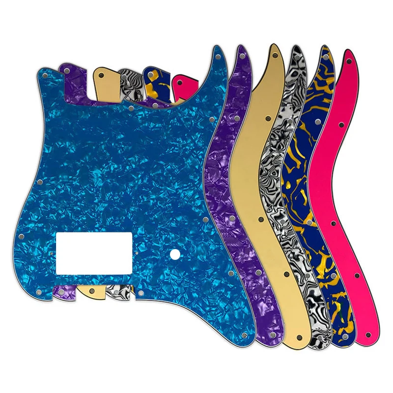 Pleroo Custom Parts - For FD US 11 Mounting Screw Hole Standard Start H PAF Guitar Pickguard With Brige Humbucker