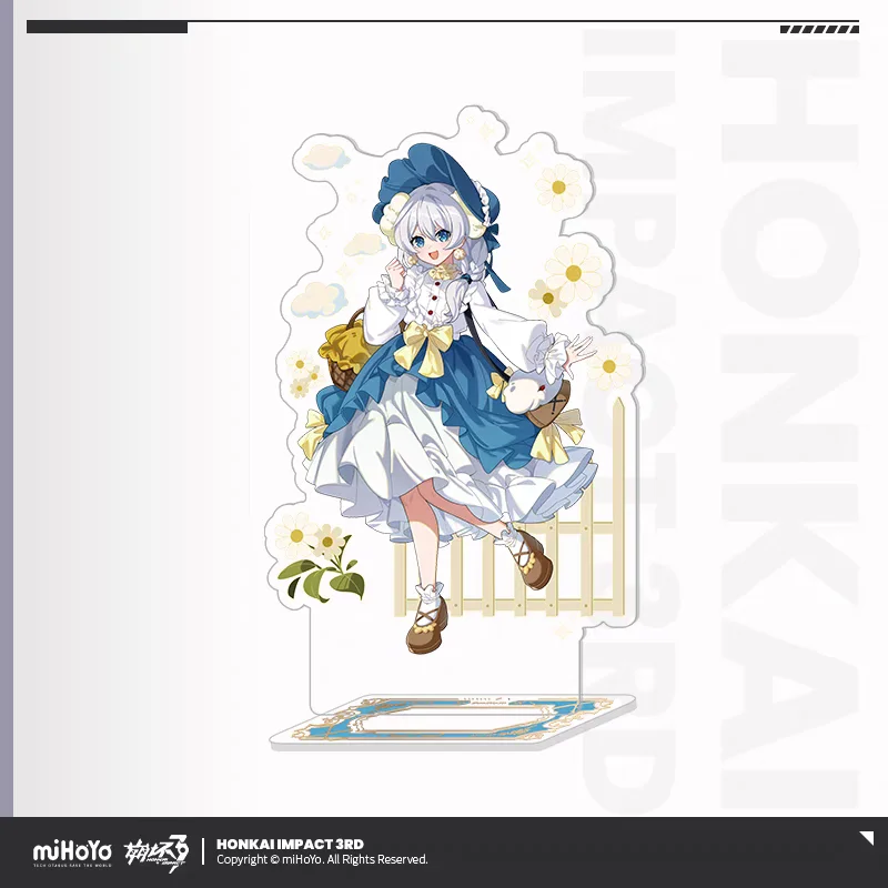 miHoYo Official Honkai Impact 3 Fanglin Dream Ballad Series Acrylic LiPai Elysia Kiana Bronya Mei Theresa Cosplay Gifts Anime