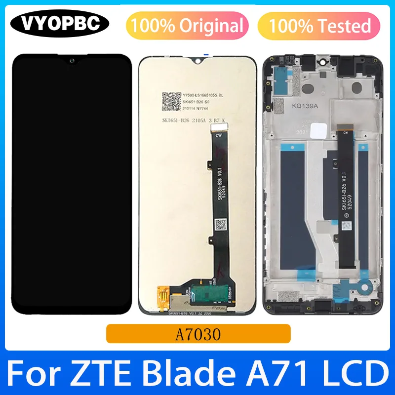 LCD Display For ZTE Blade A71 A7030 6.52\