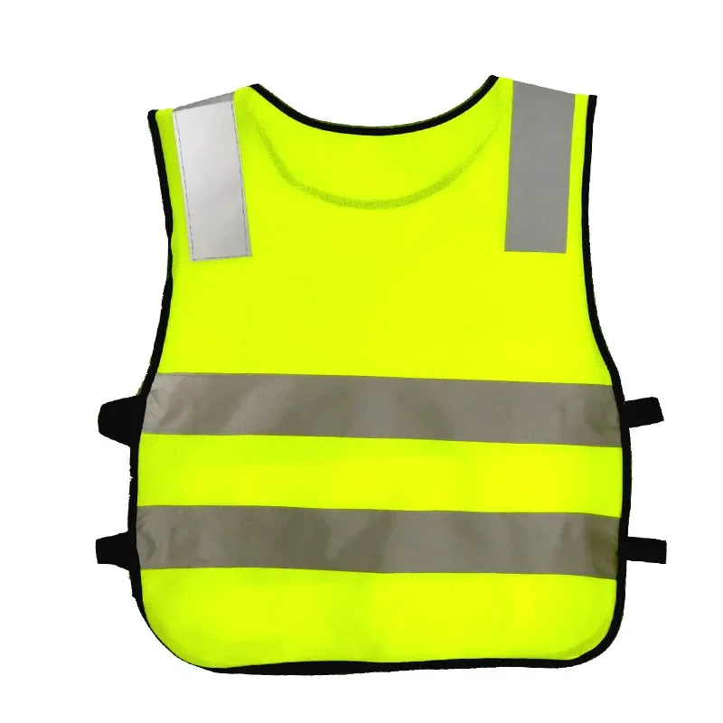 Chaleco reflectante para niños, ropa protectora de seguridad para deportes al aire libre, ciclismo nocturno, correr, amarillo de alta visibilidad