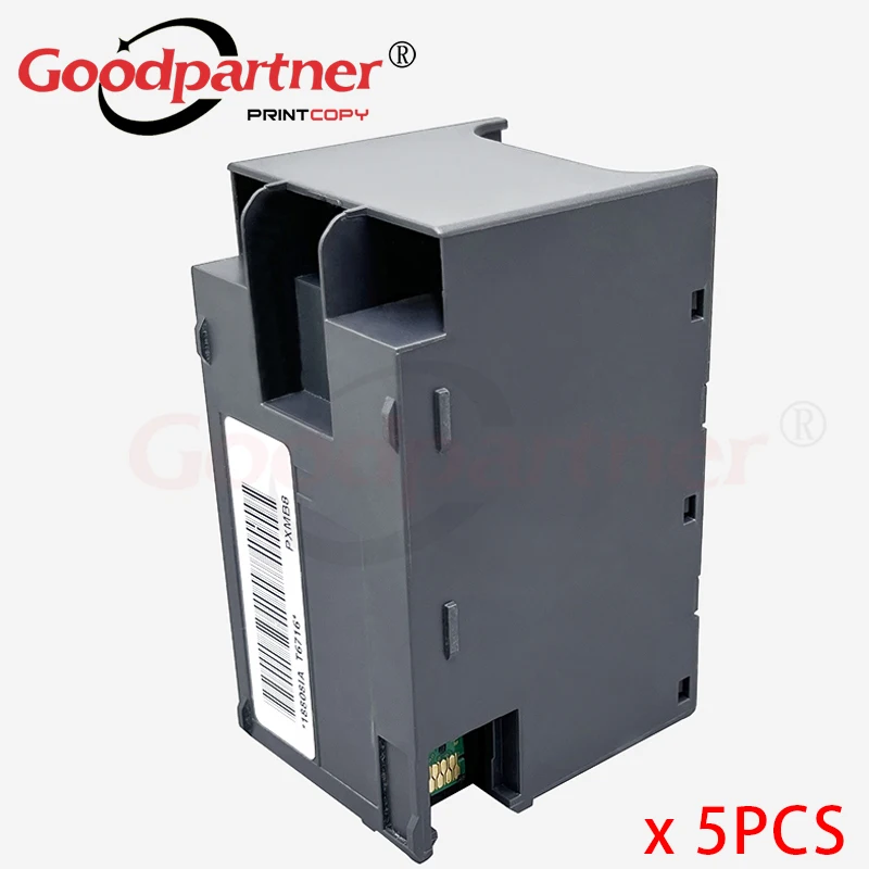 5X PXMB8 T6716 Maintenance Box Waste Ink Tank for Epson WF C5210 C5290 C5710 C5790 M5298 M5299 M5799 C529 C579 S381 S880 ET8700