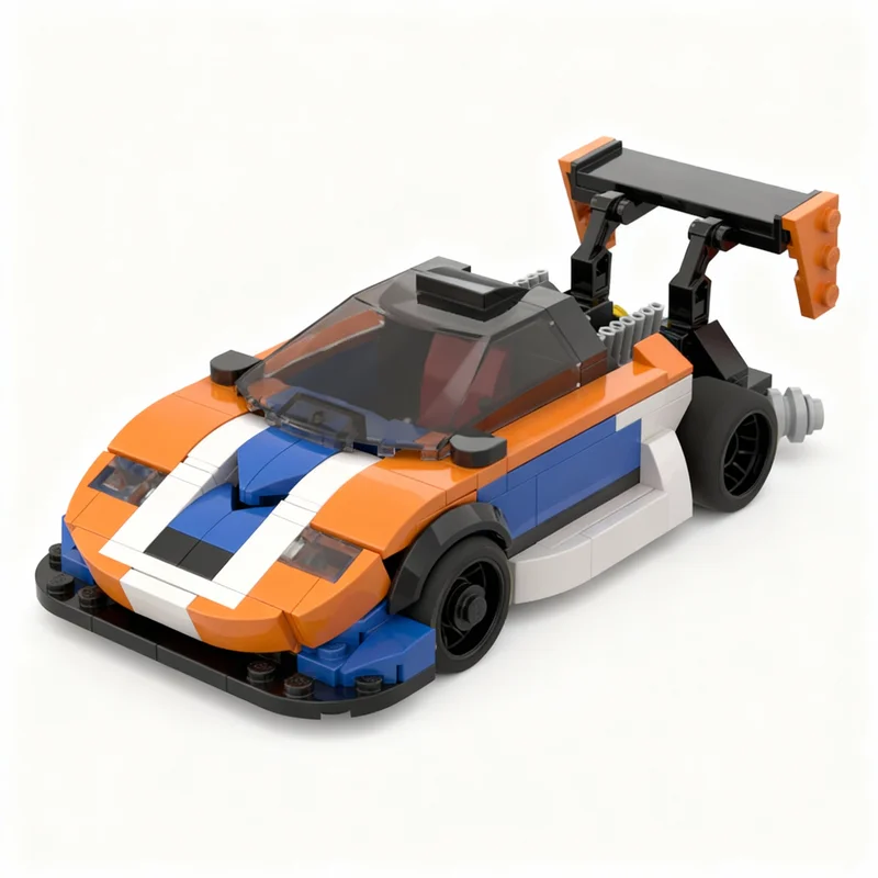 

254PCS MOC City Champions Super Car Hyundai Genesis Pm580t Custom Model Technology DIY Creative Building Blocks Display Gift Set