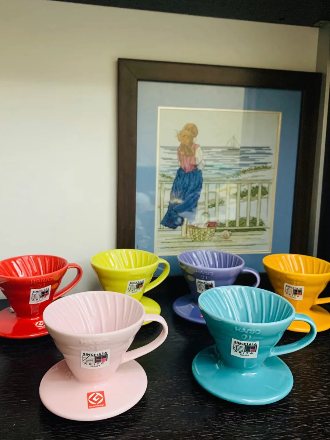 

HARIO V60 Glass Filter Cup for Hand-Poured Coffee Drip Filter Sle Cerc Coffee Brewing Tools Nordic Sle