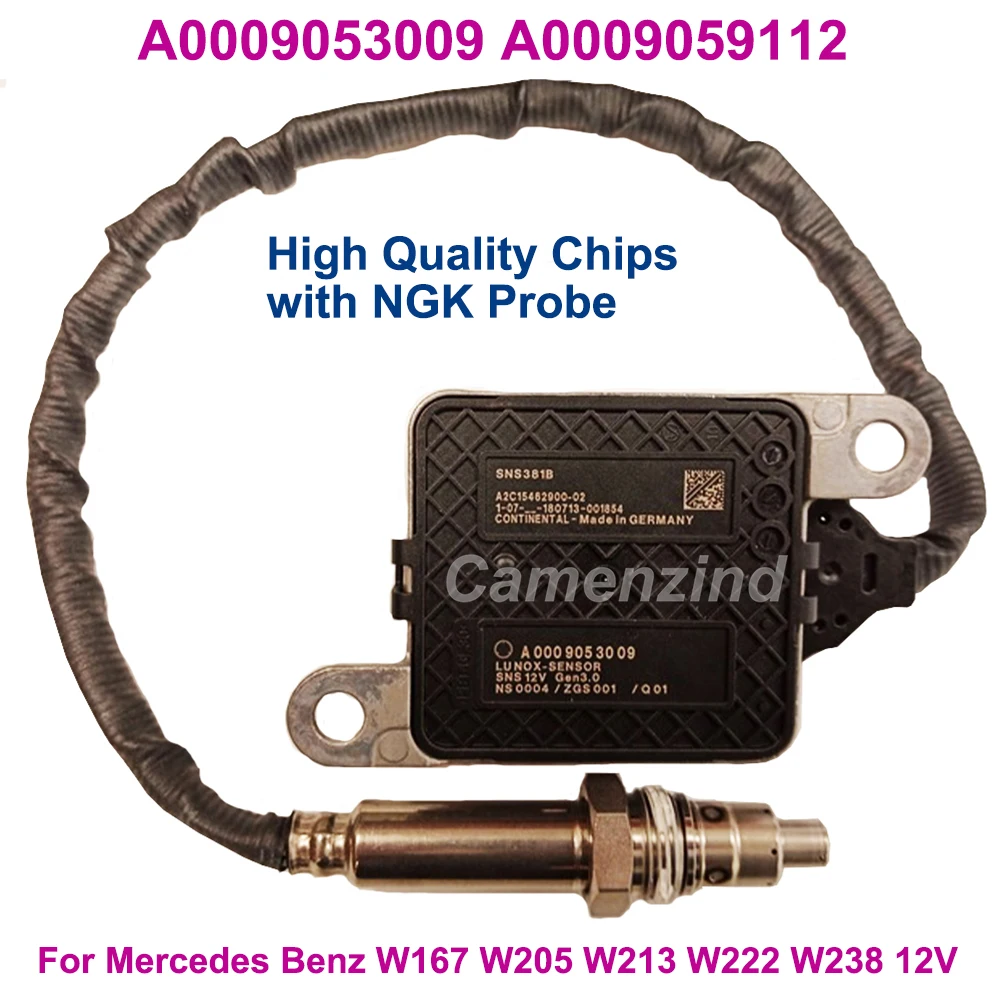 

A0009053009 0009053009 New Rear NOx Sensor 12V For Mercedes-Benz CLA250 E200 E300 E400 S205 S213 X118 X222 3.0L 2018-2021