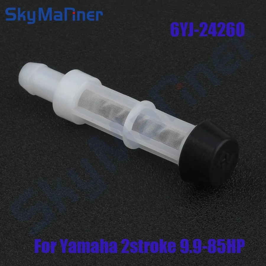 Outboard Motor Fuel Filter 6YJ-24260 Replacement Parts for Yamaha 2stroke 9.9-85HP 4 stroke F15-F40 6YJ-24260-00 6YJ-24260-00-00