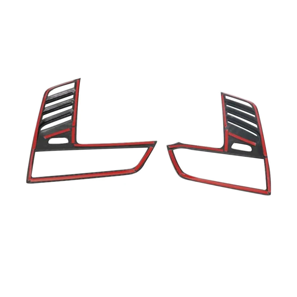 2pcs ABS Carbon Fiber Car Side Air Vent Outlet Cover for BMW X5 G05 2019 2020 2021