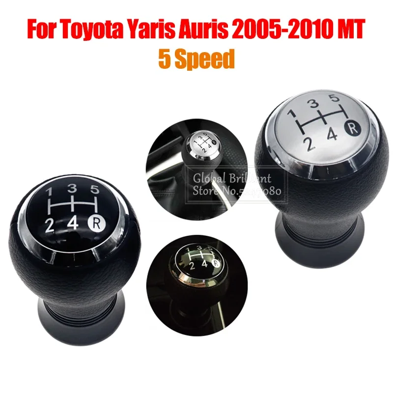 

5 Speed Car Gear Shift Knob For Toyota Yaris Auris 2005 2006 2007 2008 2009 2010 Car-styling Shifter Lever Handball