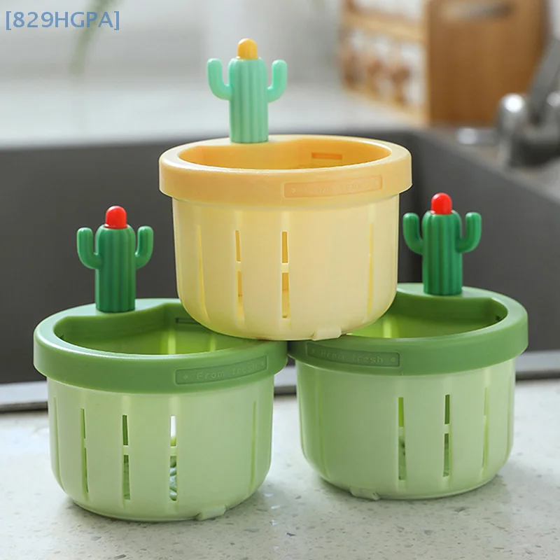 

Cactus Sink Drain Strainer Press Automatic Dumping Basket Multi-functional Use Filter Net For Kitchen Waste Collector