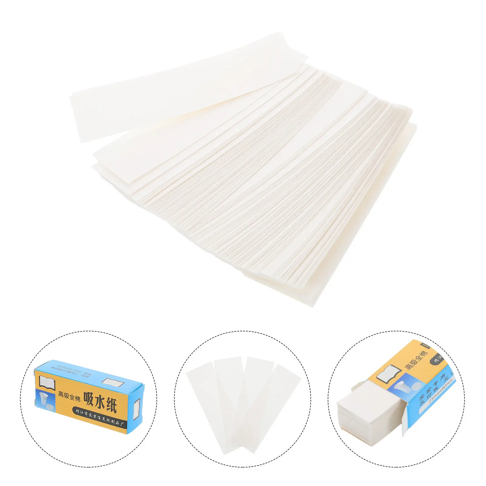 

200Pcs Laboratory Absorbent Rectangular High Absorbency for Biochemical Experiments Chemistry Labs Experimental