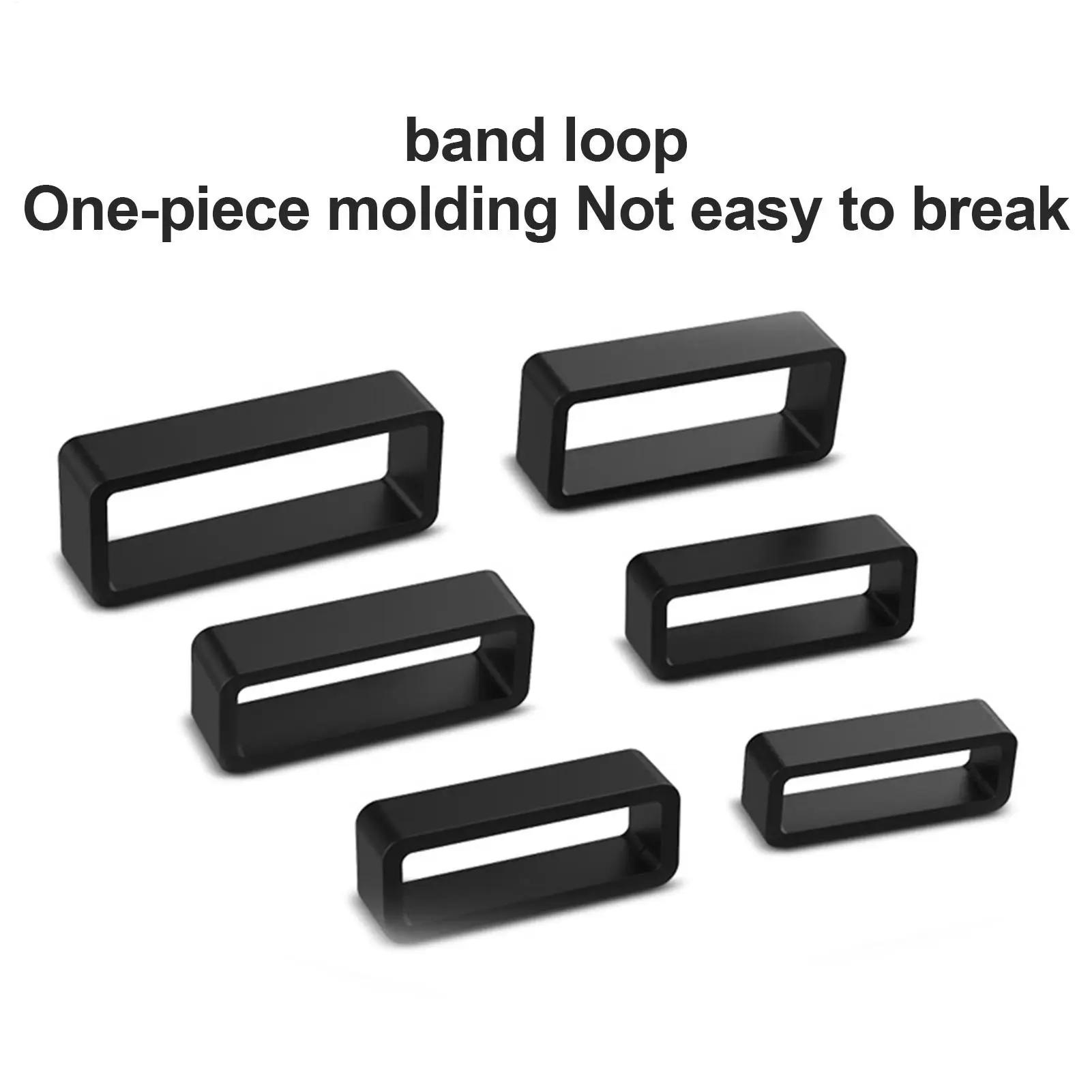 NEW Watch Band Holder 2X Silicone Ring Organizer Safety Lock Watch Band Loop Smartwatch Compatibility
