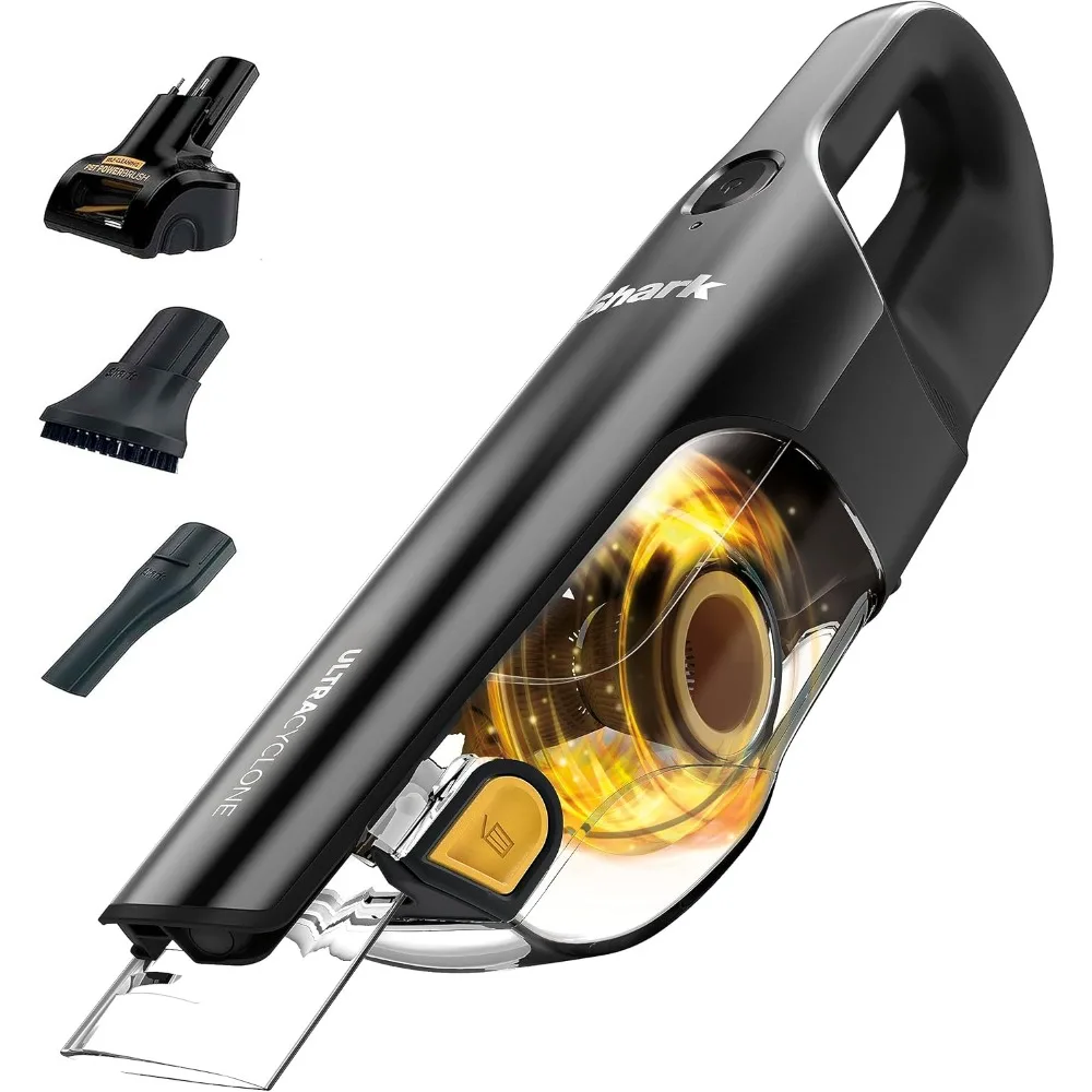 

UltraCyclone Pet Pro Plus Cordless Hand Vacuum, Powerful Suction, Handheld Vacuum for Car & Home, Pet Power Brush, Crevice Tool