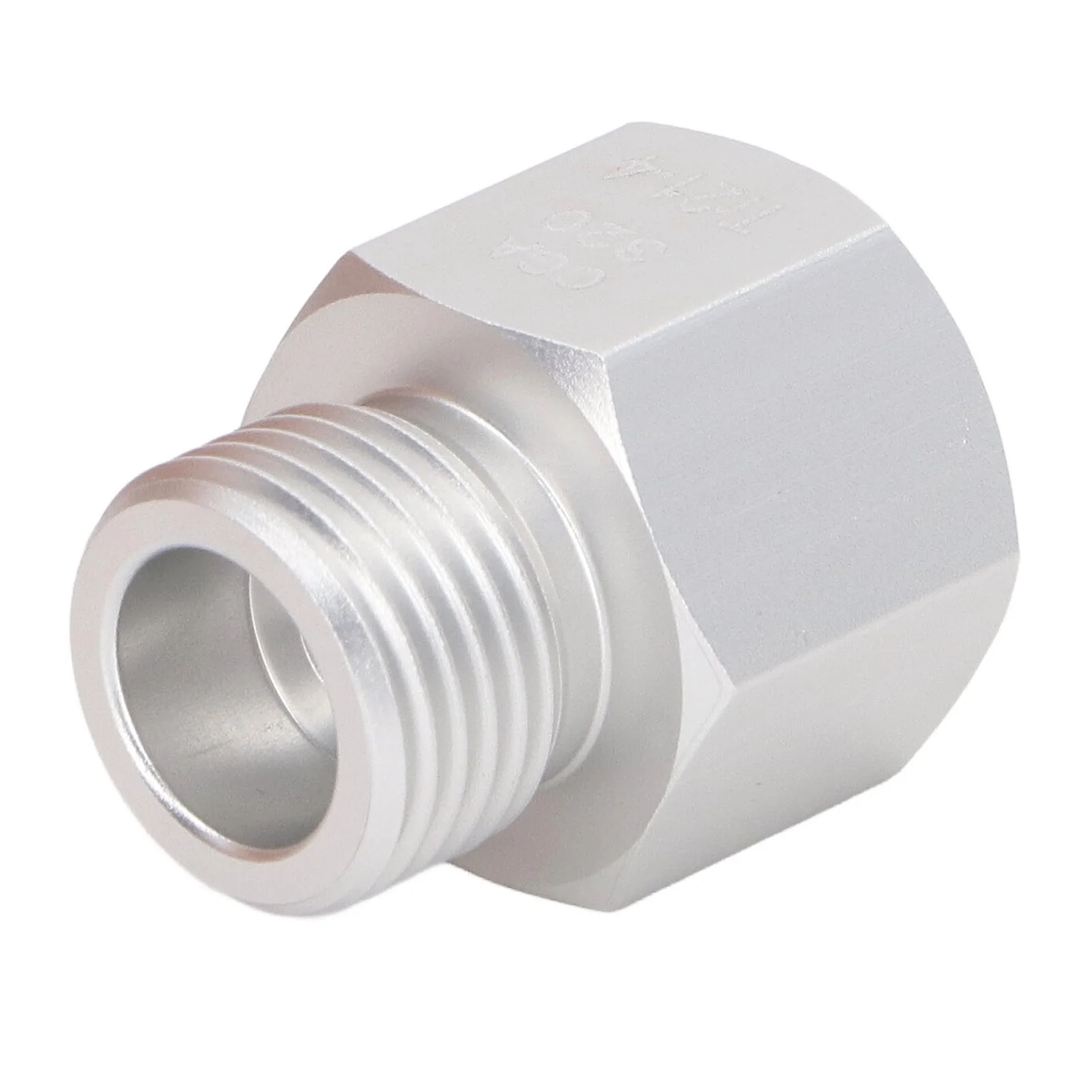 Soda Machine Connector Soda Refill Adapter Tr21‑4 to CGA320 CO2 Cylinder Cartridge Fill  Connector Aluminum Alloy