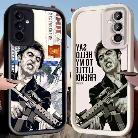 T-Tony M-Montana S-Scarface Case for Samsung Galaxy A53 A50 A50S A36 5G A35 A34 A33 A32 A30 A26 A24 A23 A22 A20 A16 A15 4G Cover