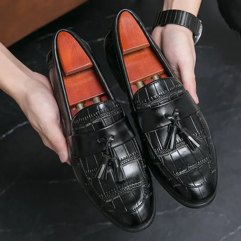 Elegant Men's Men's Business Formal Wear Casual Leather Business Wedding Shoes Comfortable Party Luxury Shoes