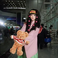 Anime Alluka Zoldyck Cosplay Costume HUNTER×HUNTER Aruka Zorudikku Cosplay Wigs Or Retail Headwear Halloween Party Dressing