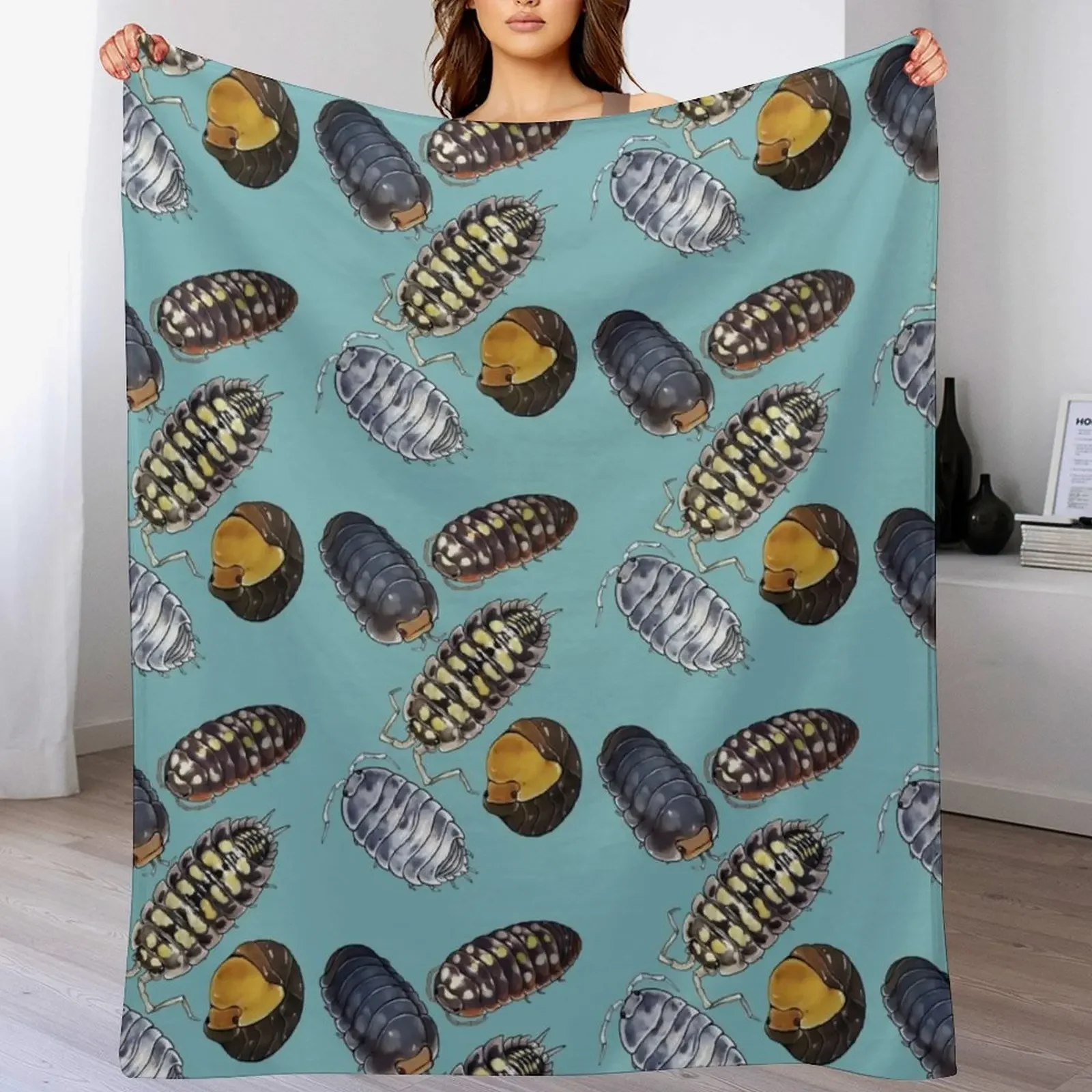 

Isopods! Throw Blanket Warm Comfortable Blanket Gift for Parents Friends