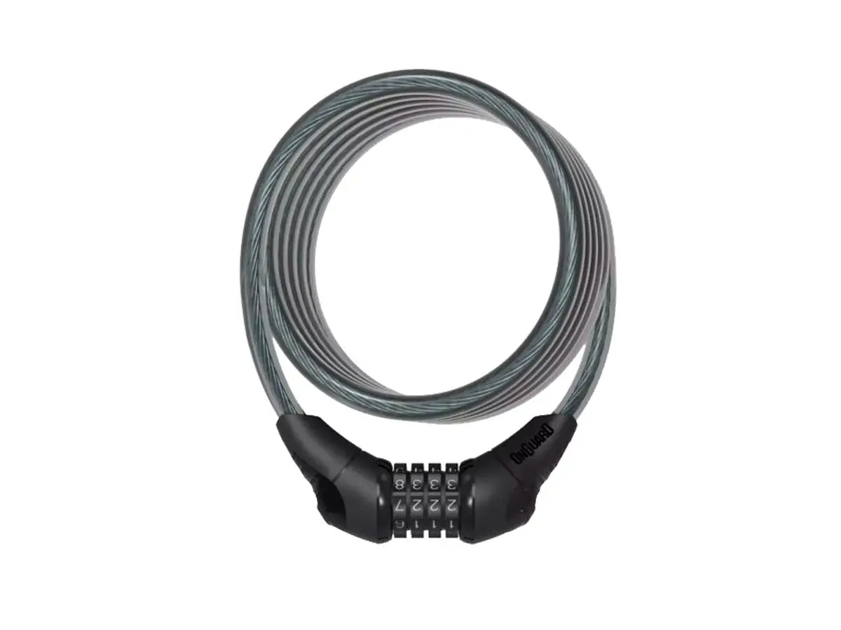 Cadeado Espiral 12Mm X 1,2M Onguard Neon 8169 Segredo Preto