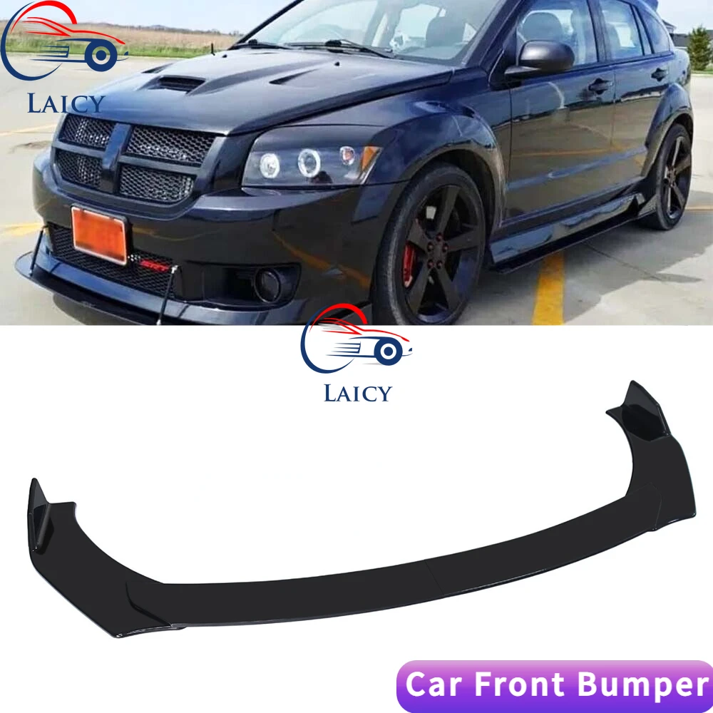 LAICY For Dodge Caliber 2007-2012 Car Front Bumper Lip Chin Spoiler Splitter Body Kit Guard Deflector Lips Covers Carbon