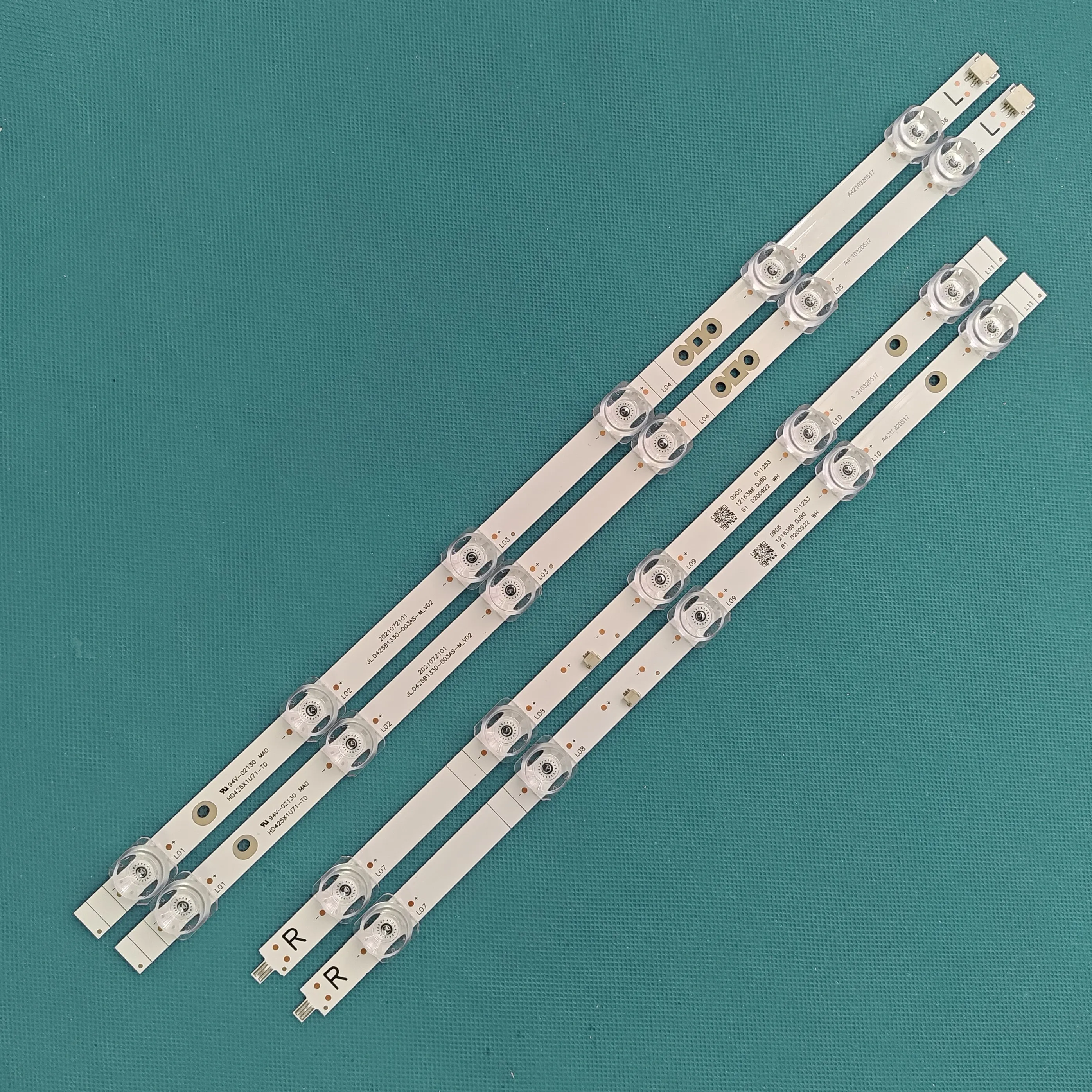 Tiras LED Backlight para Hisense, 43a7300f, 43a7100f, 43ae7000ftuk